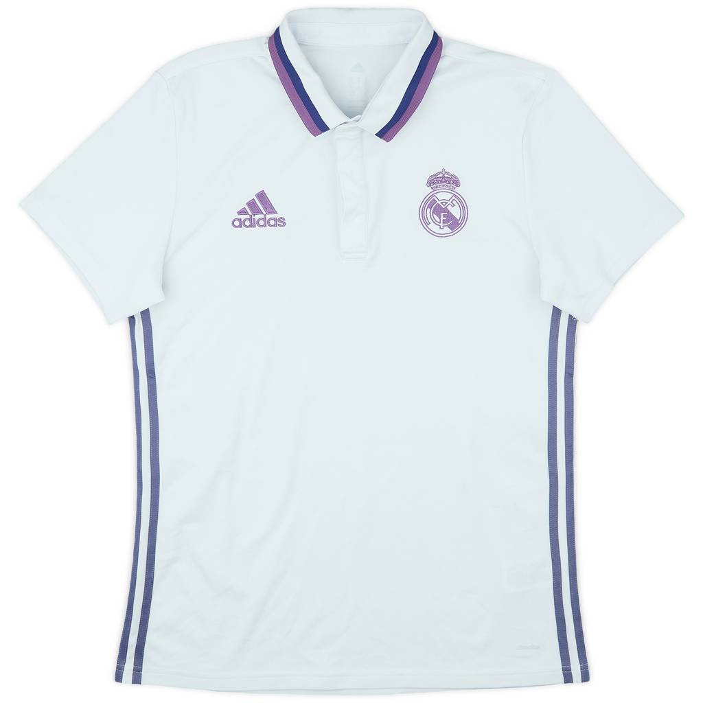 2016-17 Real Madrid adidas Polo Shirt - 6/10 - (M)