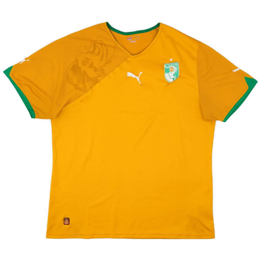 2010-11 Ivory Coast Home Shirt - 7/10 - (XL)