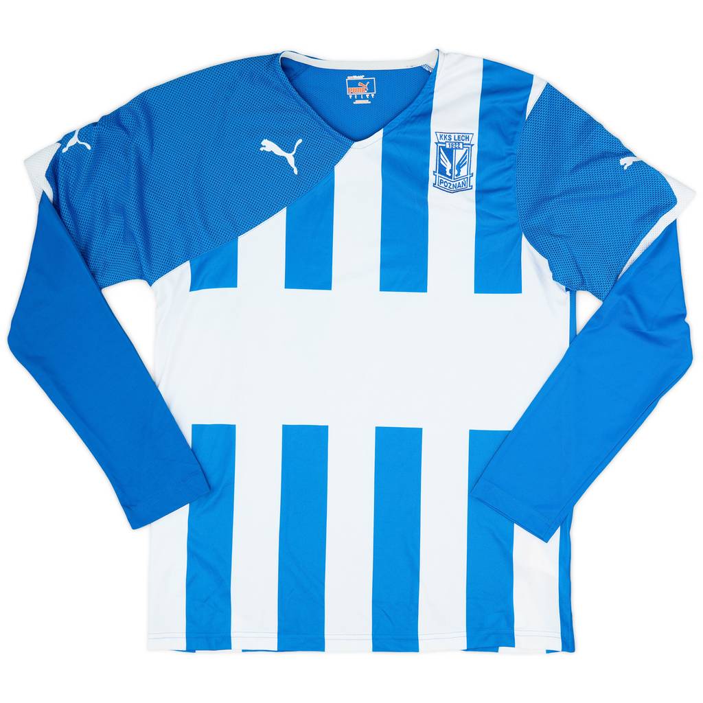 2011-12 Lech Poznan Home L/S Shirt - 8/10 - (L)