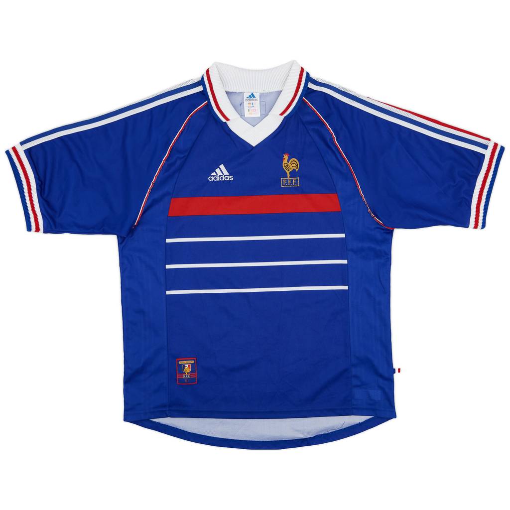 1998-00 France Home Shirt - 8/10 - (L)