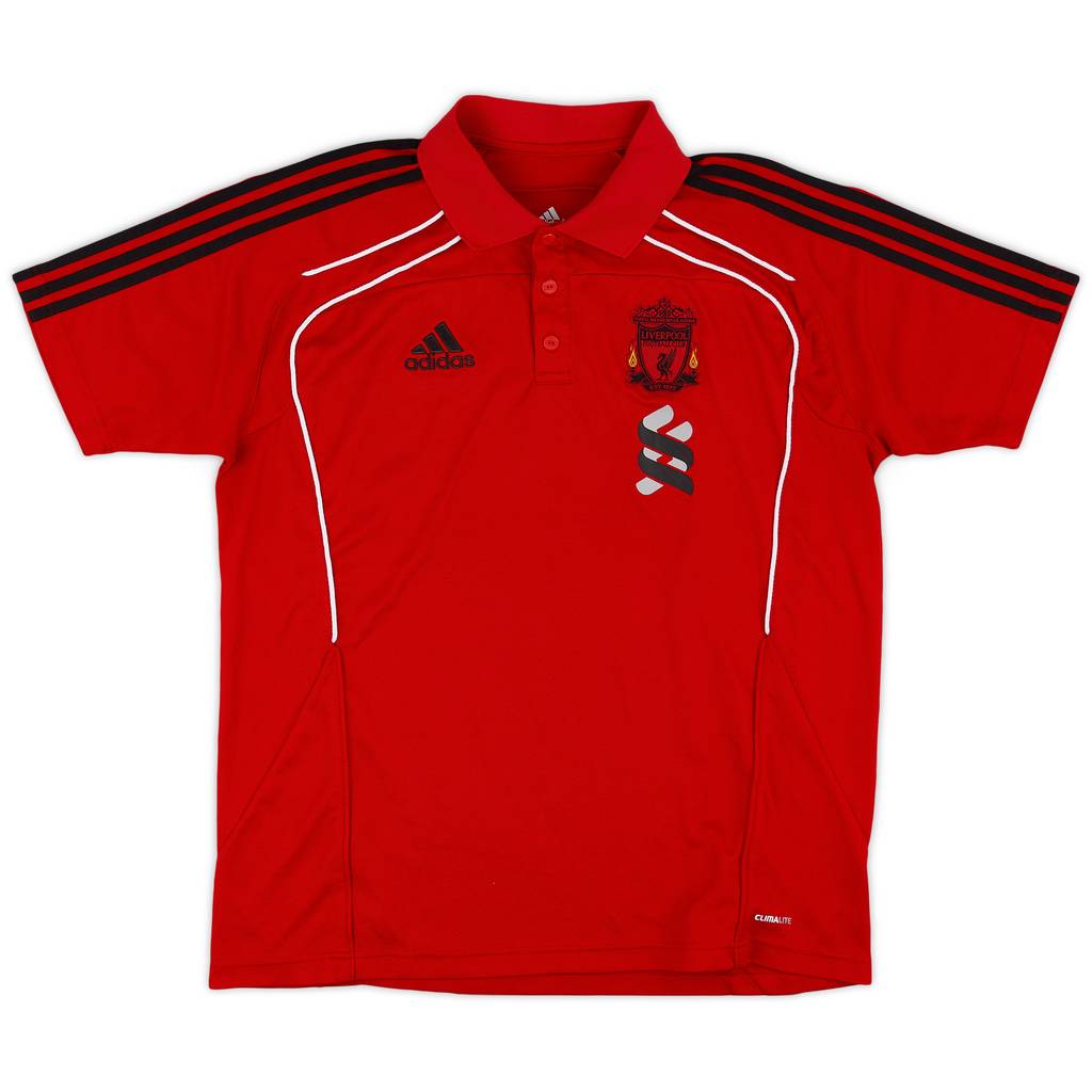 2010-11 Liverpool adidas Polo Shirt - 8/10 - (L/XL)