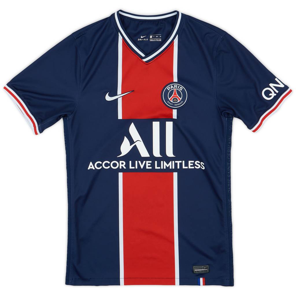 2020-21 Paris Saint-Germain Home Shirt - 8/10 - (XS)