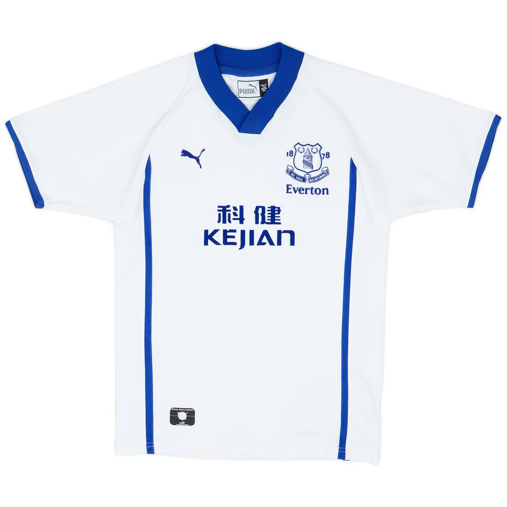 2002-03 Everton Away Shirt - 8/10 - (S.Boys)