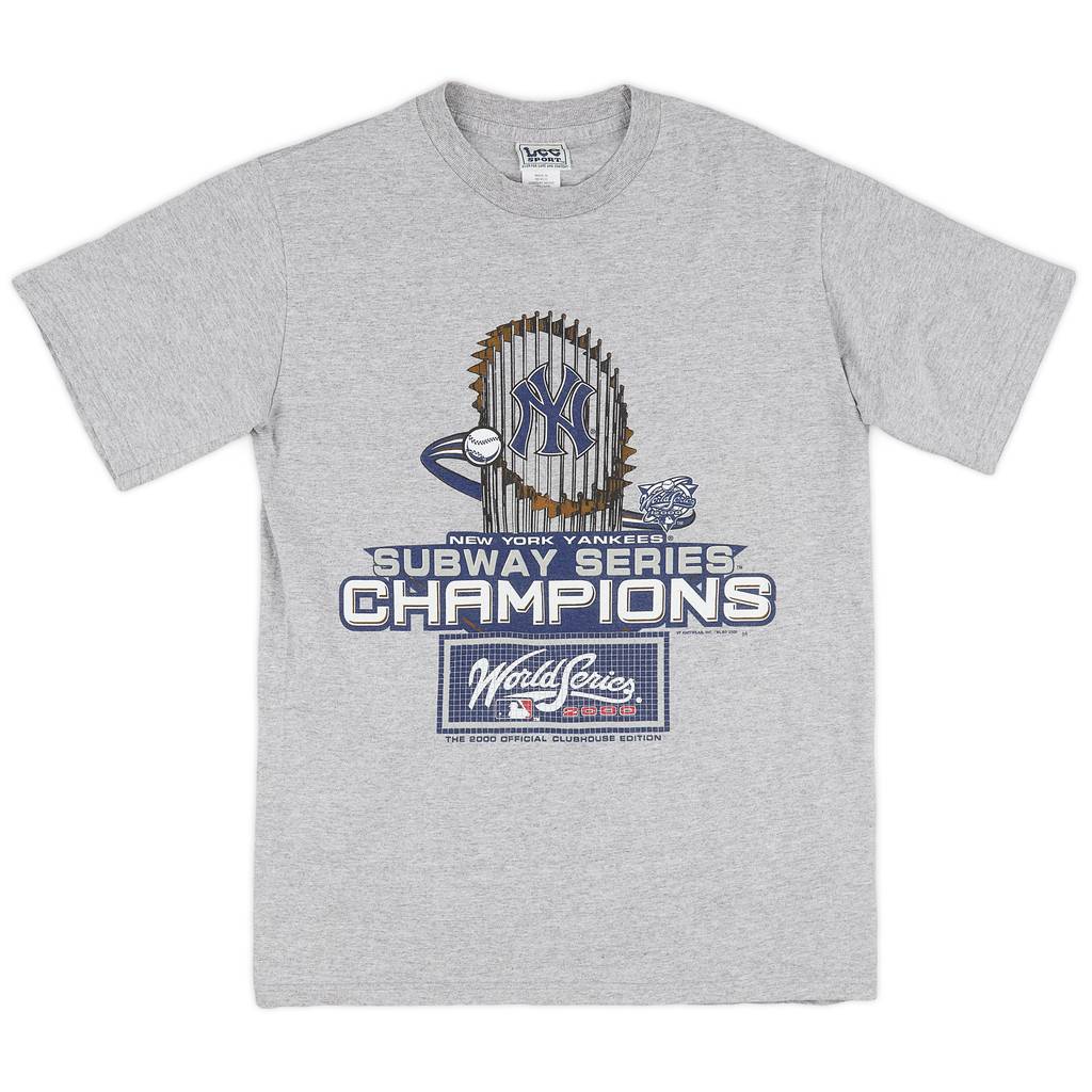 2000 New York Yankees Subway Series Champions Lee Sport Tee - 9/10 - (M)
