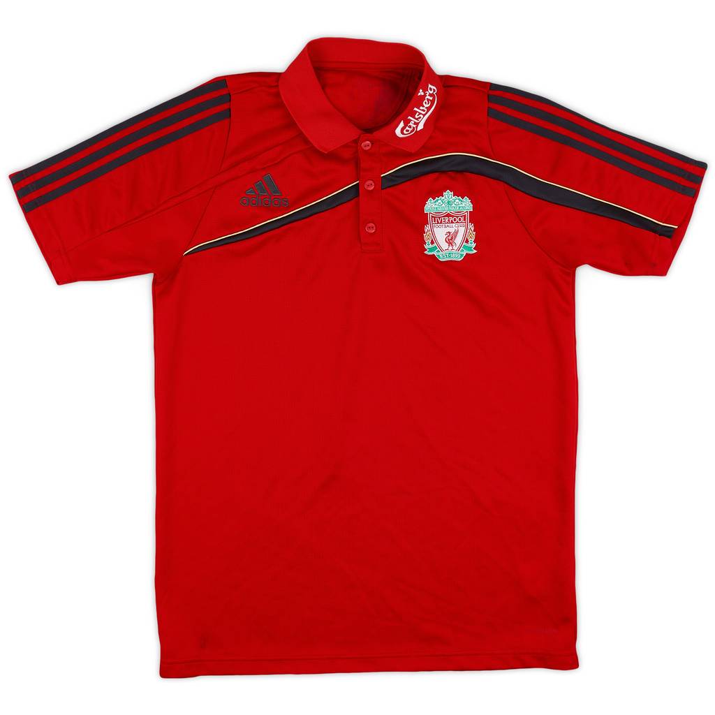 2009-10 Liverpool adidas Polo Shirt - 6/10 - (M)