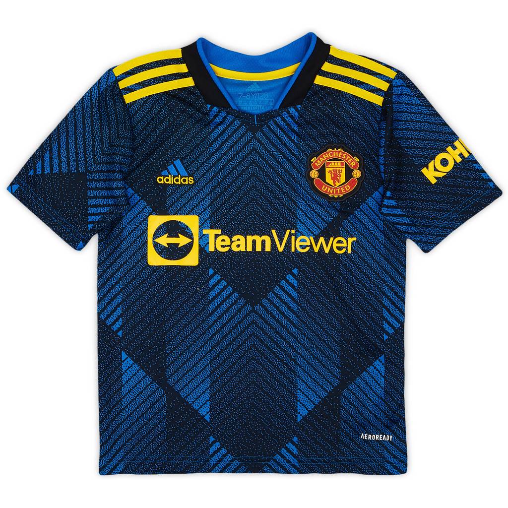 2021-22 Manchester United Third Shirt - 5/10 - (7-8 Years)