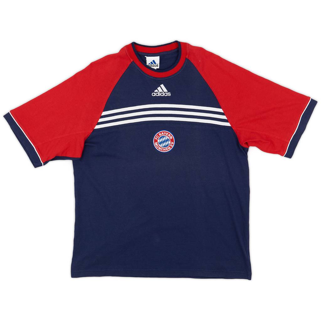 1998-99 Bayern Munich adidas Cotton Tee - 8/10 - (L)
