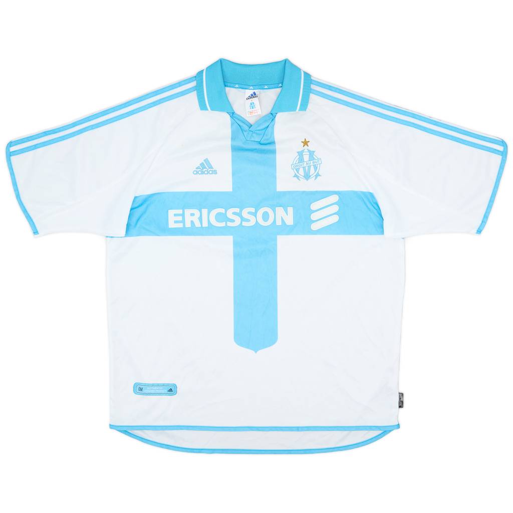 2000-01 Olympique Marseille Home Shirt - 7/10 - (XL)