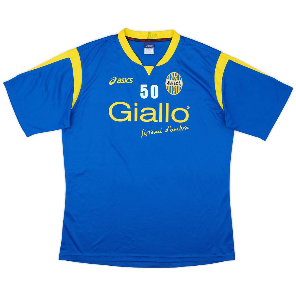 2009-10 Hellas Verona Asics Player Issue Training Shirt #50 - 7/10 - (XL)