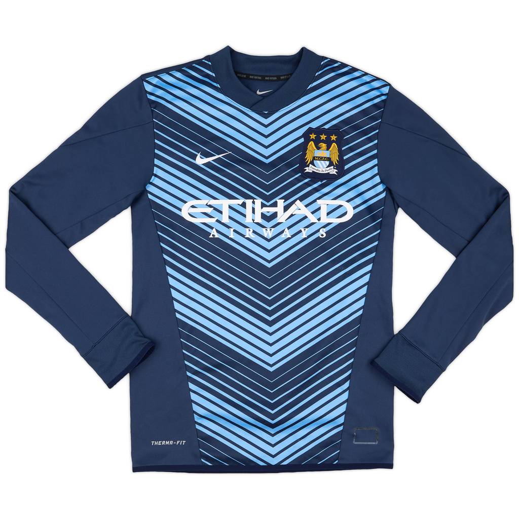 2014-15 Manchester City Nike Therma-fit Sweat Top - 9/10 - (S)