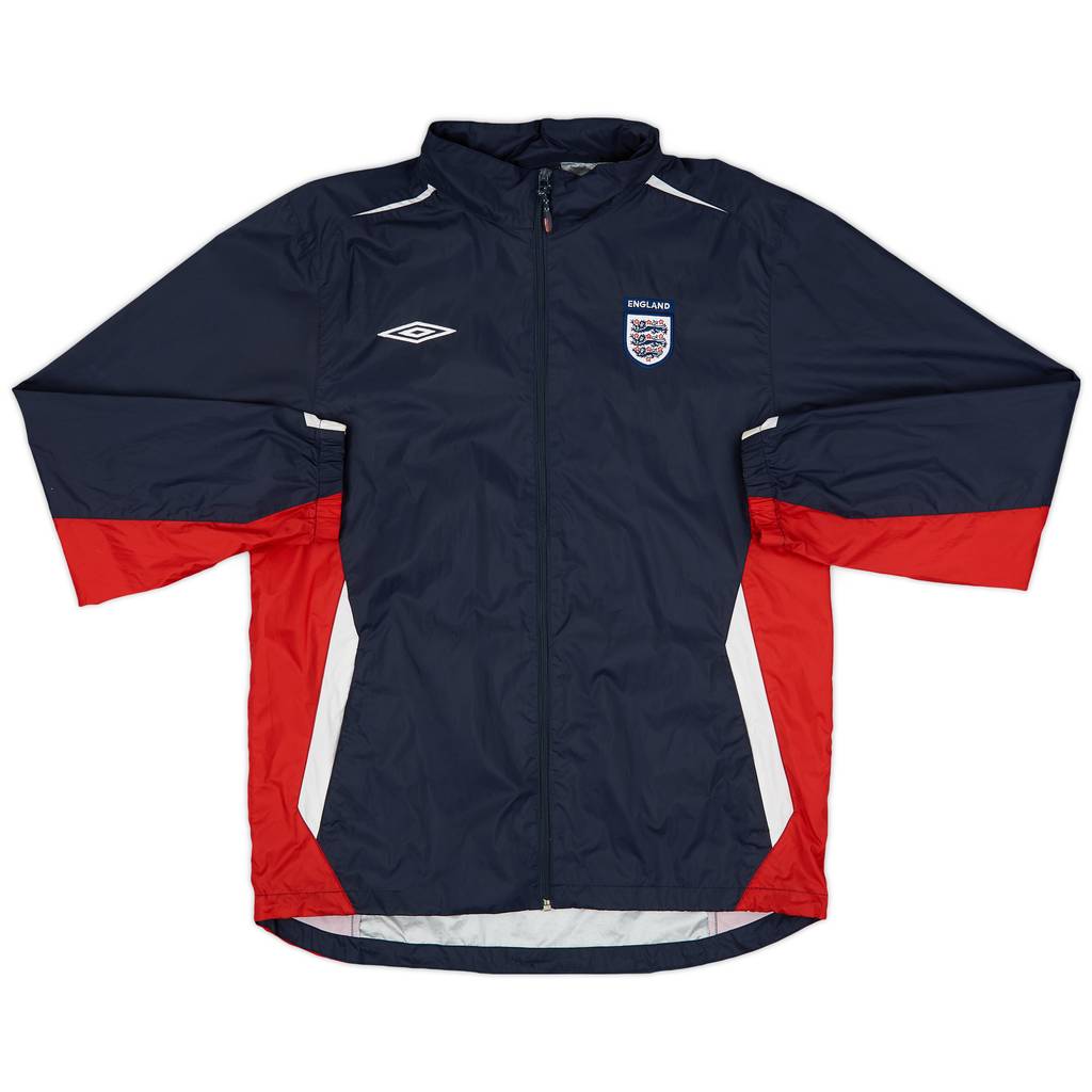 2004-06 England Umbro Hooded Rain Jacket - 8/10 - (L)