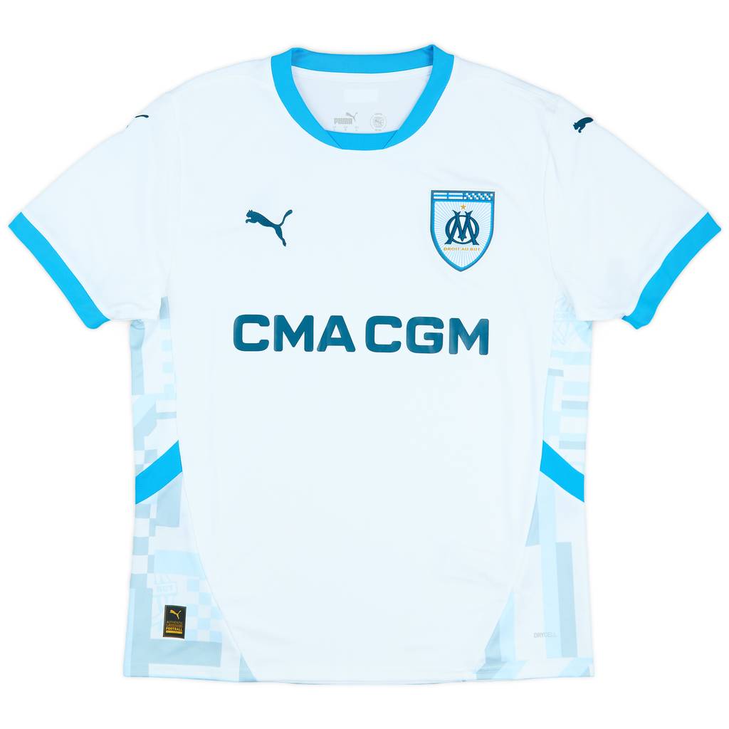 2024-25 Marseille Home Shirt - 9/10 - (L)