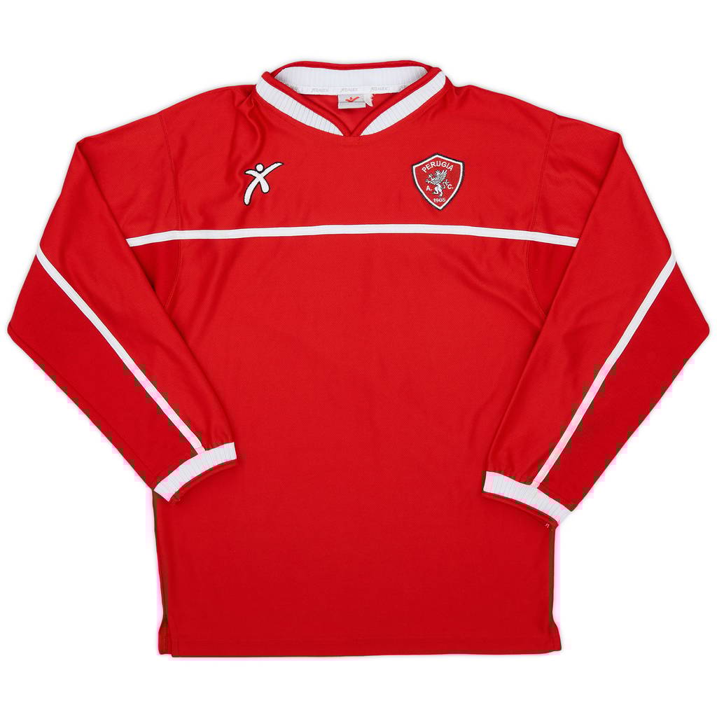 2003-04 Perugia Home L/S Shirt - 9/10 - (M)