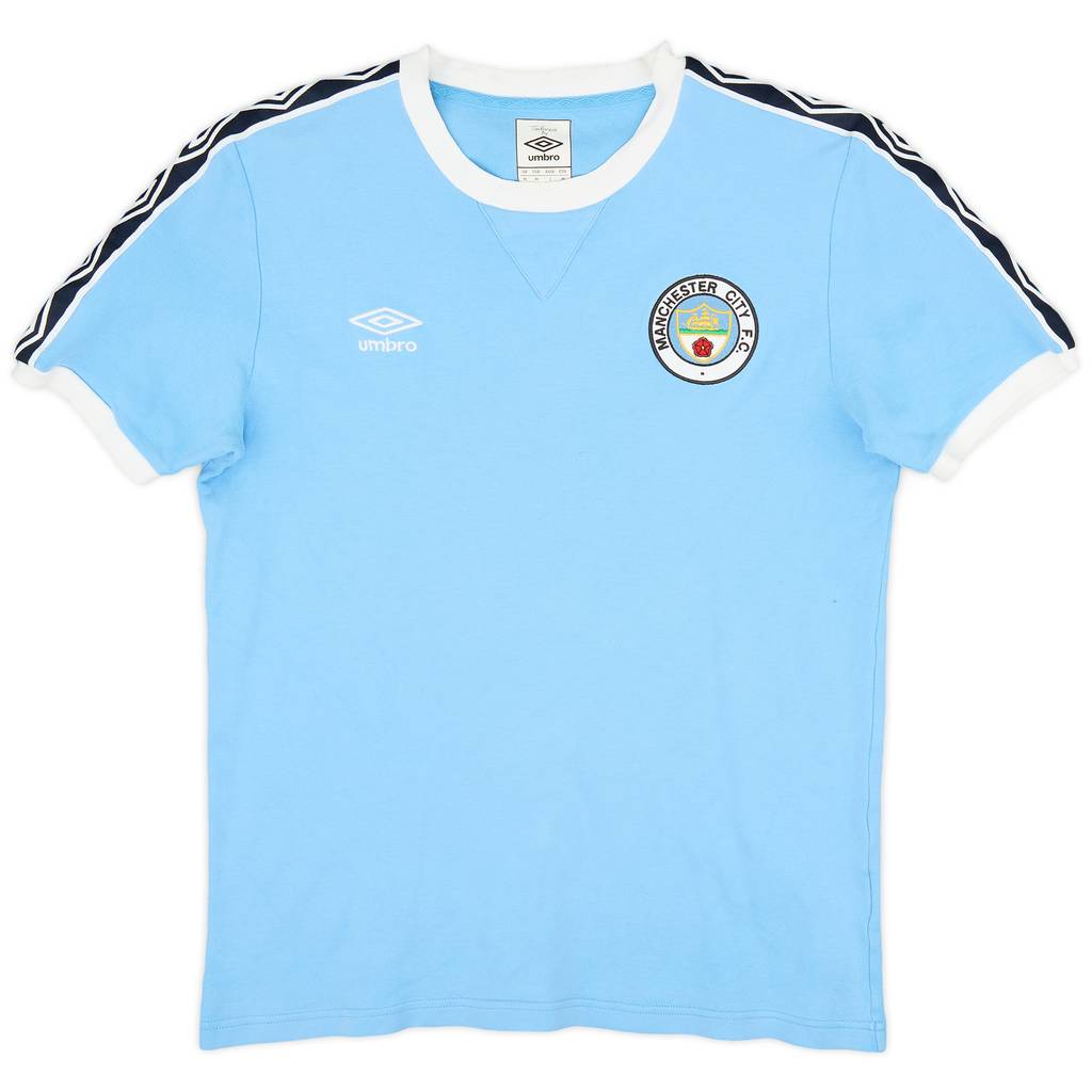 2010-11 Manchester City Retro Umbro Cotton Tee - 8/10 - (M)