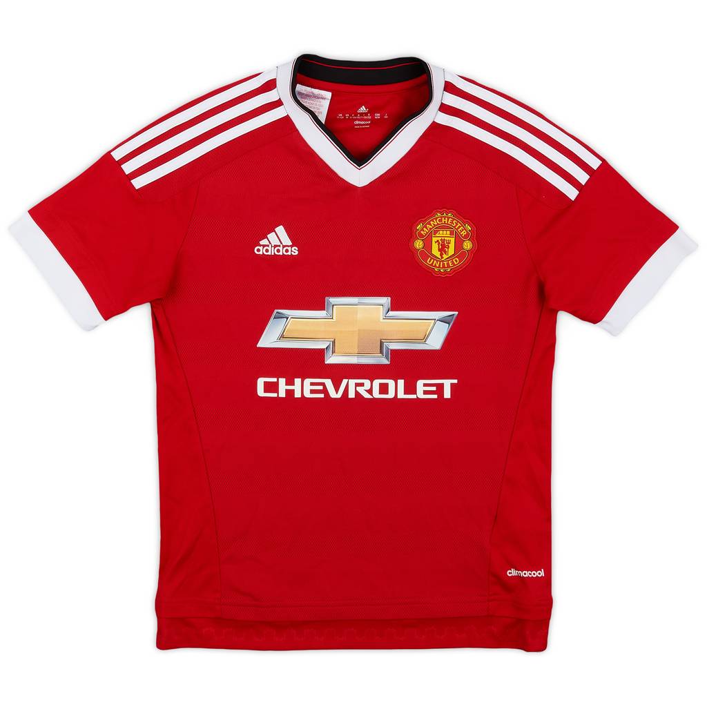 2015-16 Manchester United Home Shirt - 7/10 - (M.Boys)