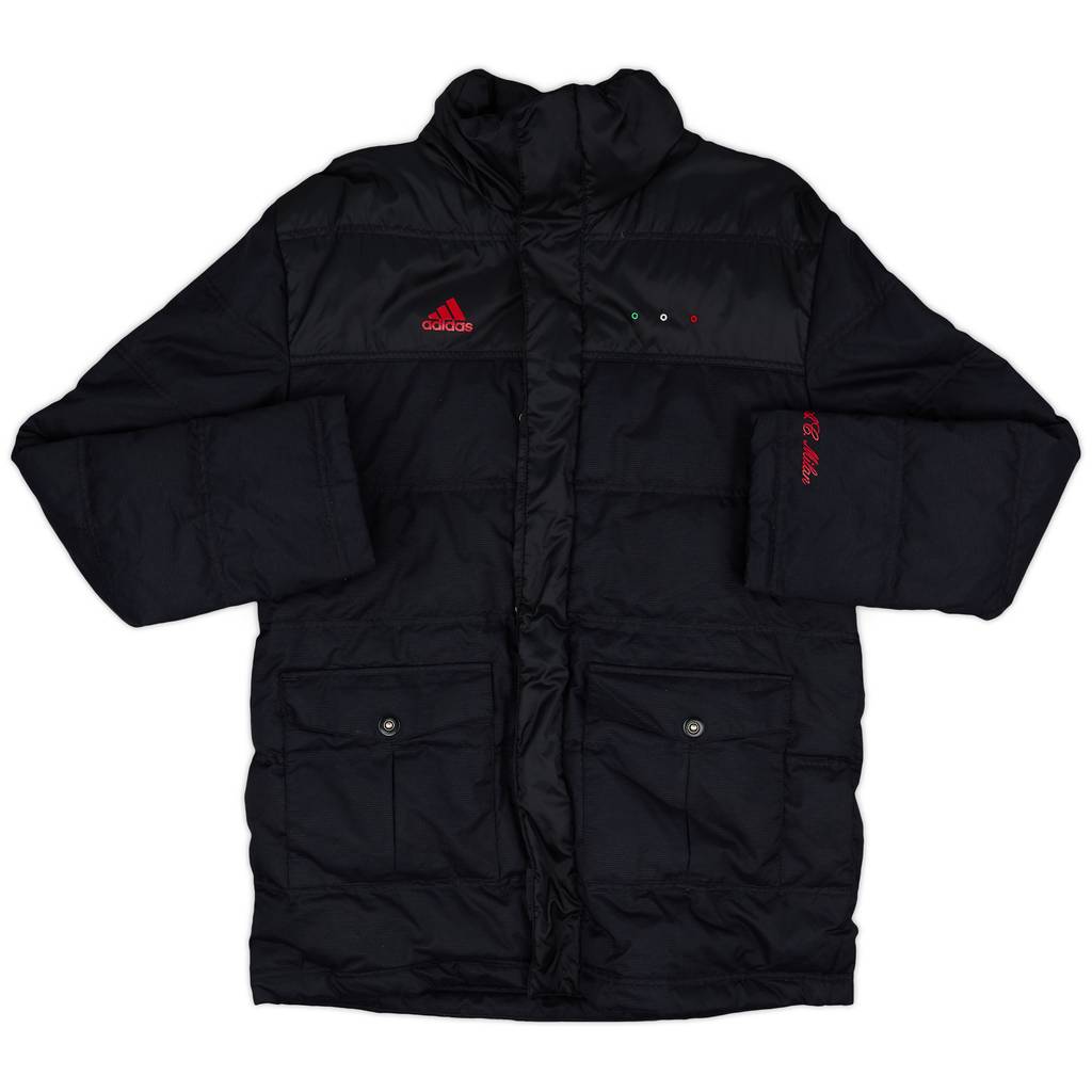 2007-08 AC Milan adidas Padded Bench Coat - 9/10 - (XL)