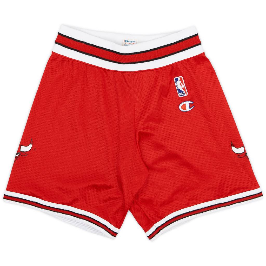 1990-02 Chicago Bulls Champion Away Shorts - 9/10 - (L.Boys)