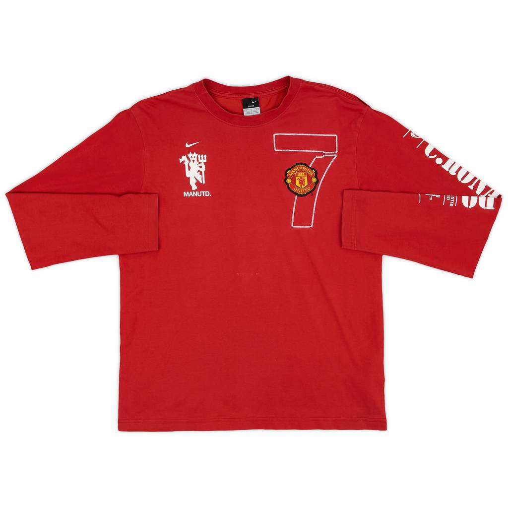 2006-07 Manchester United C.Ronaldo Nike Training L/S Shirt - 7/10 - (L)