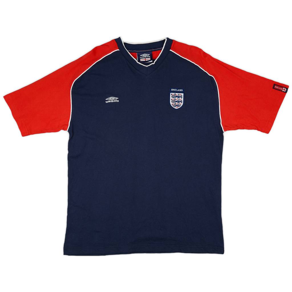 2002-03 England Umbro Training Shirt - 8/10 - (L)