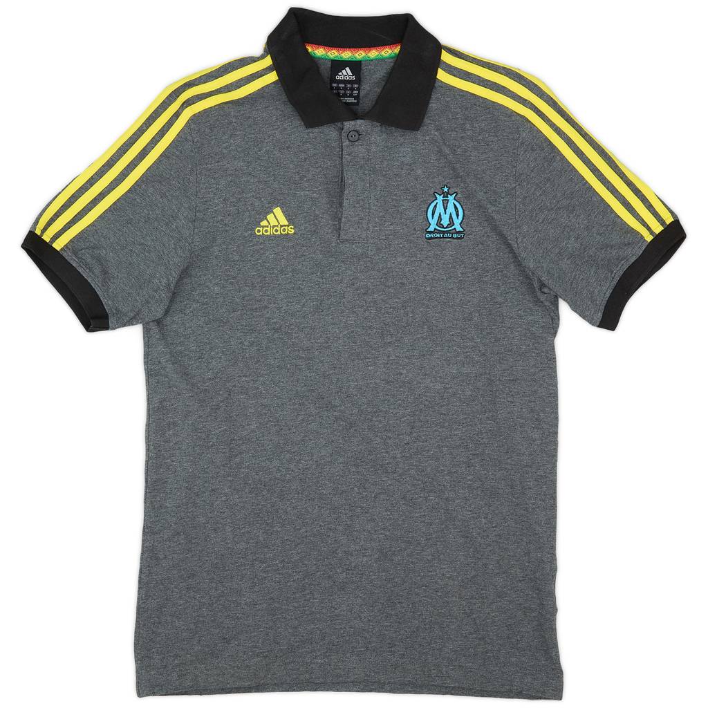 2011-12 Olympique Marseille adidas Polo Shirt - 9/10 - (S)