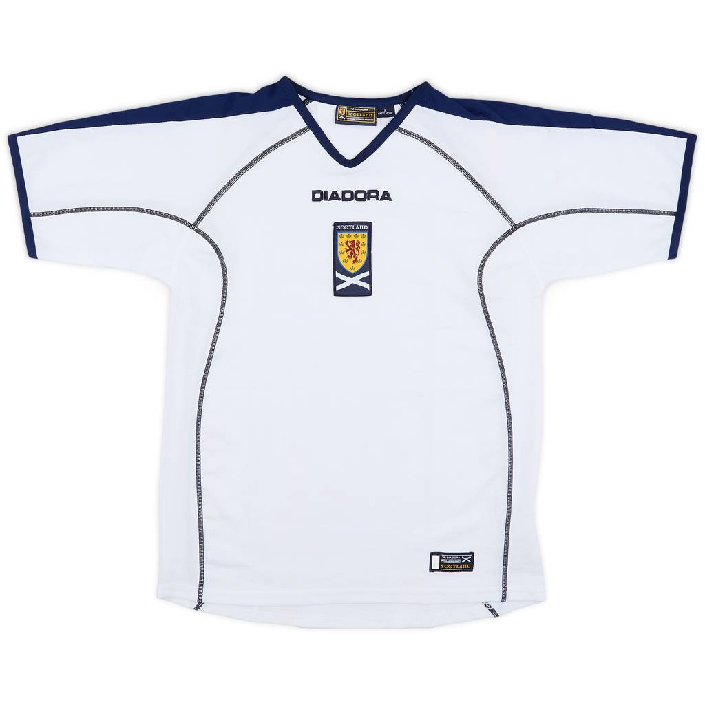 2003-05 Scotland Away Shirt - 9/10 - (L.Boys)