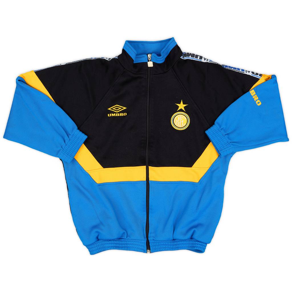 1997-98 Inter Milan Umbro Track Jacket - 8/10 - (L.Boys)