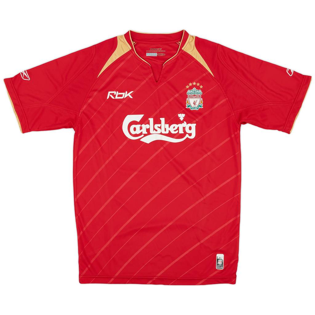 2005-06 Liverpool CL Home Shirt - 5/10 - (S)