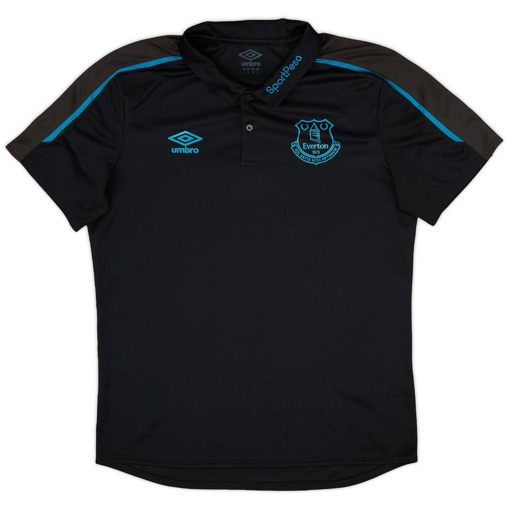 2017-18 Everton Umbro Polo Shirt - 7/10 - (L)