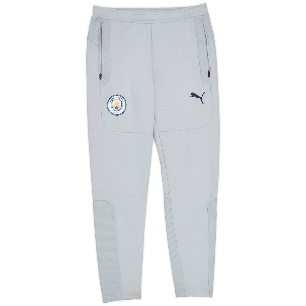 2021-22 Manchester City Puma Track Pants/Bottoms - 7/10 - (L)