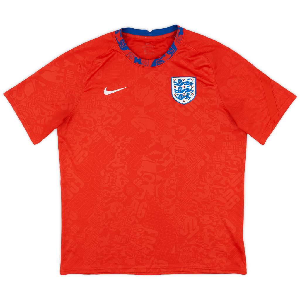 2020-21 England Nike Training Shirt - 7/10 - (XL)