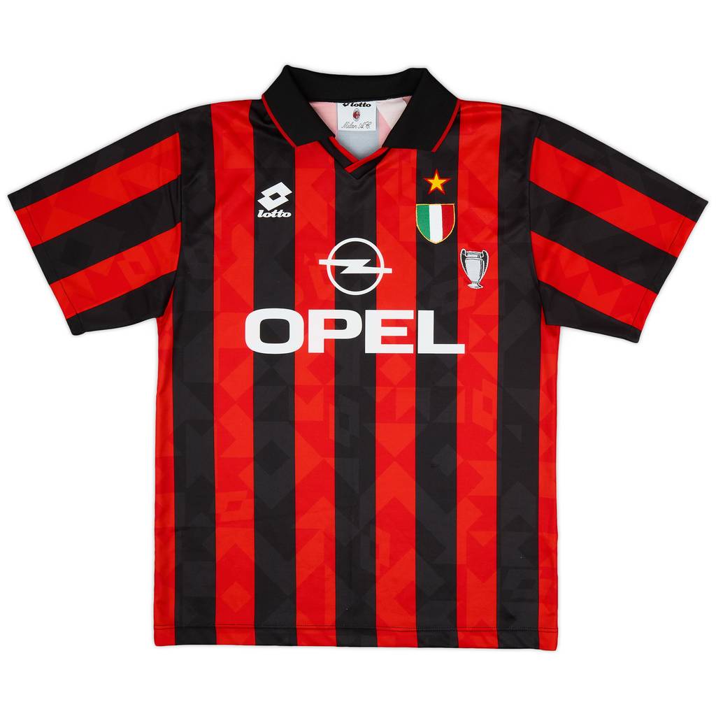 1994-95 AC Milan Home Shirt - 9/10 - (L)