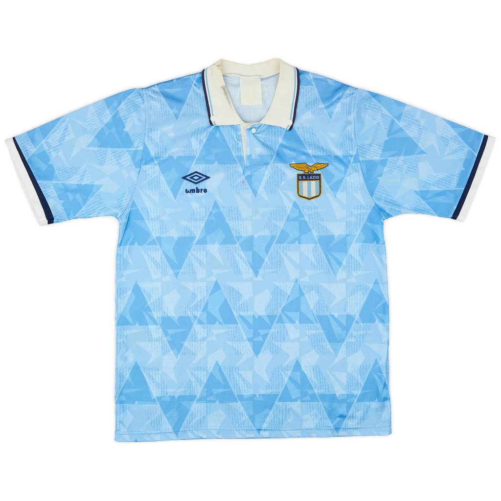 1989-91 Lazio Home Shirt - 6/10 - (M)