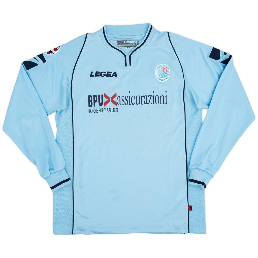2005-06 AlbinoLeffe Home L/S Shirt - 6/10 - (M)