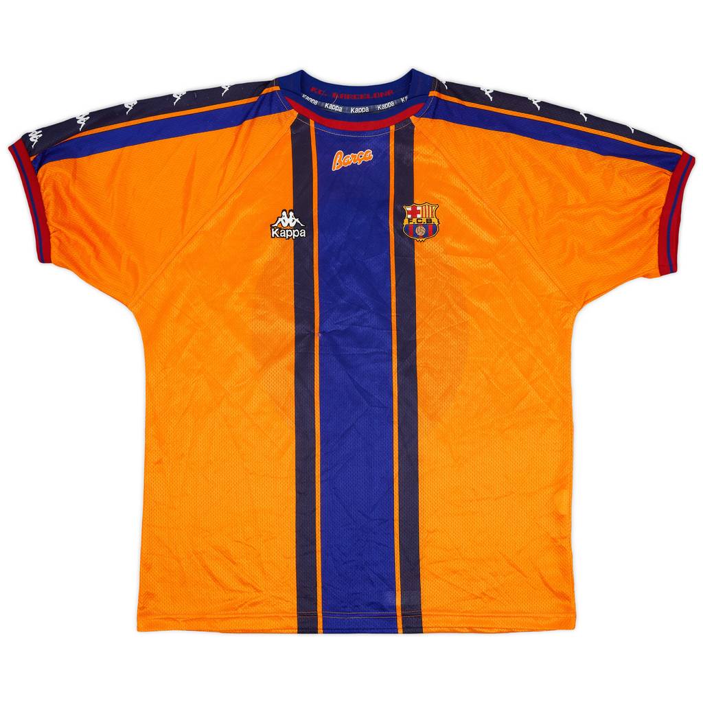 1997-98 Barcelona Away Shirt - 9/10 - (XL)