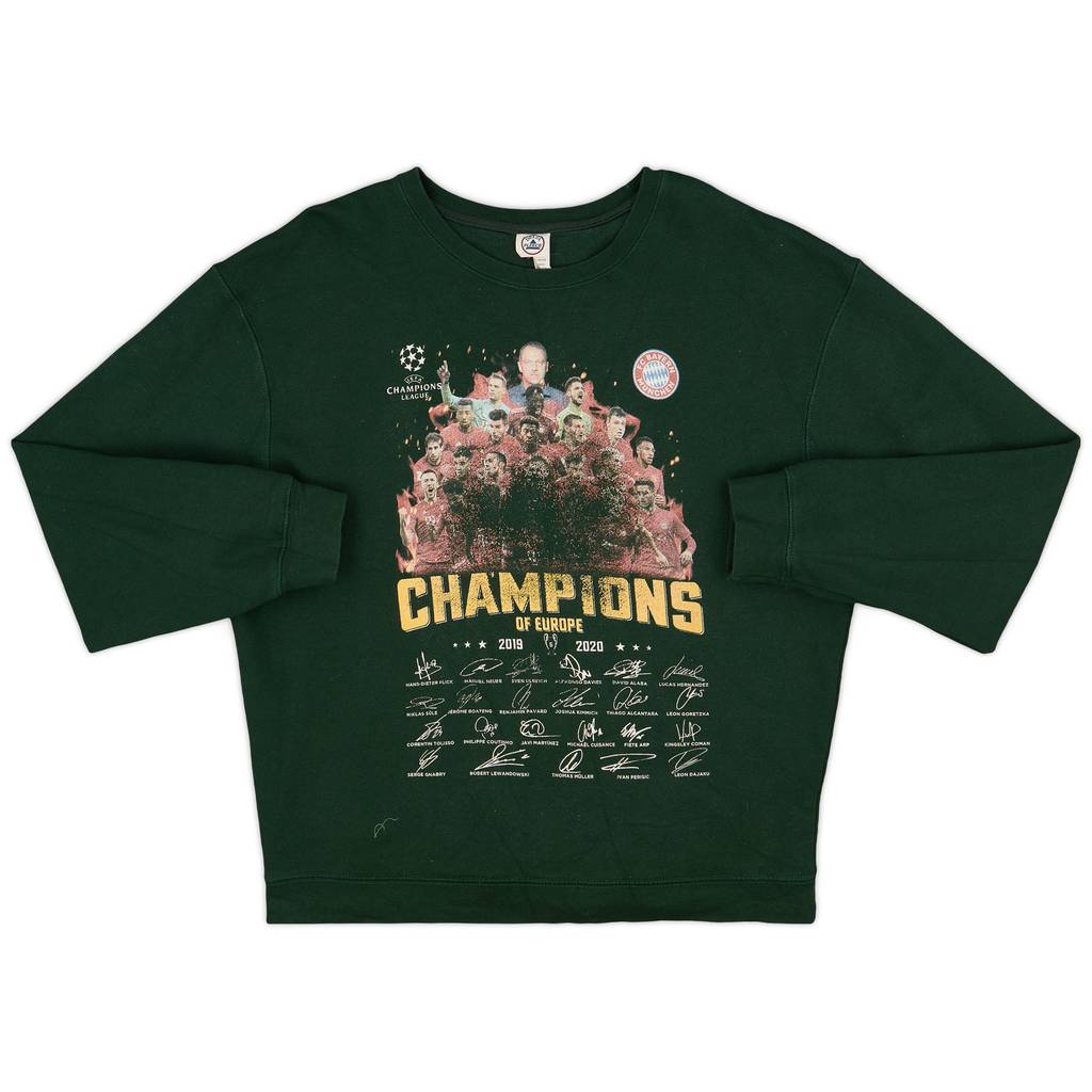 2020-21 Bayern Munich Graphic Sweat Top - 4/10 - (XL)