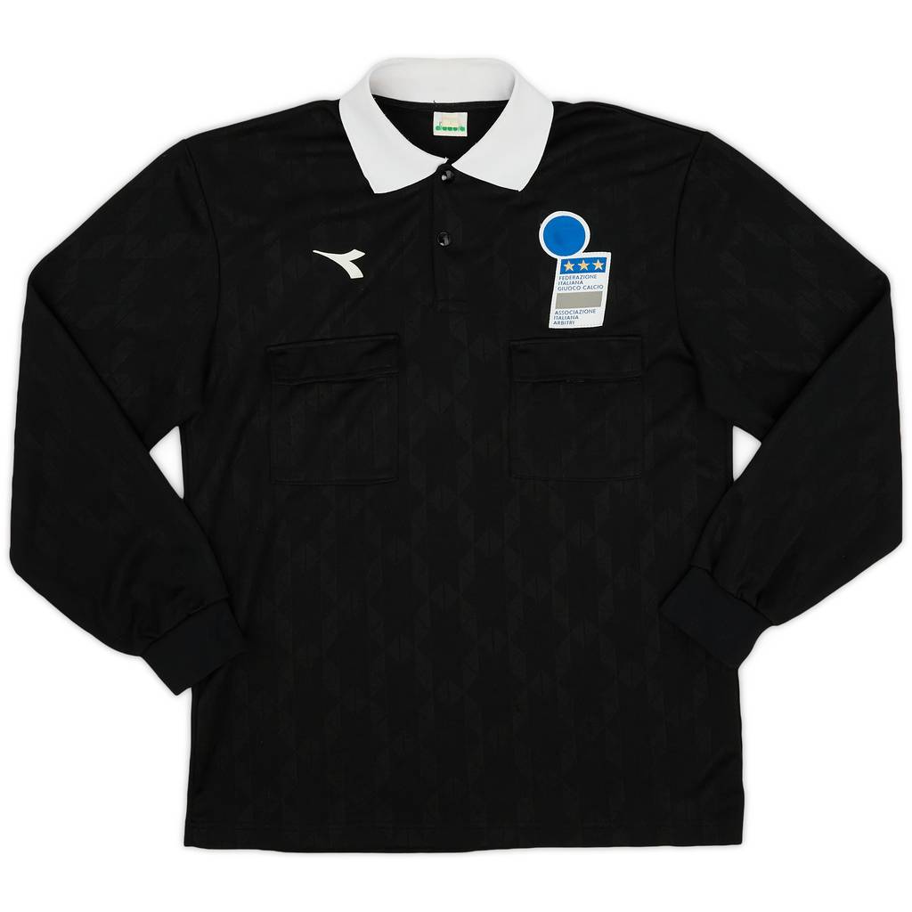 1990s Italy FIGC Diadora Referee Shirt - 8/10 - (L)