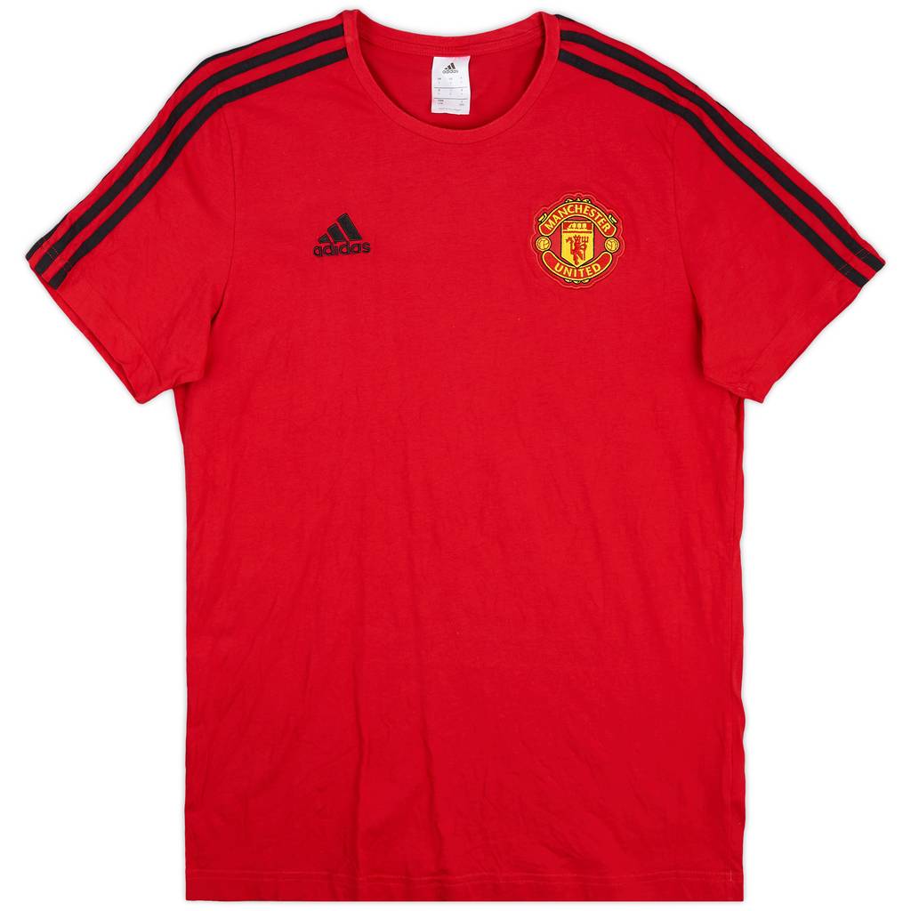 2018-19 Manchester United adidas Cotton Tee - 8/10 - (L)