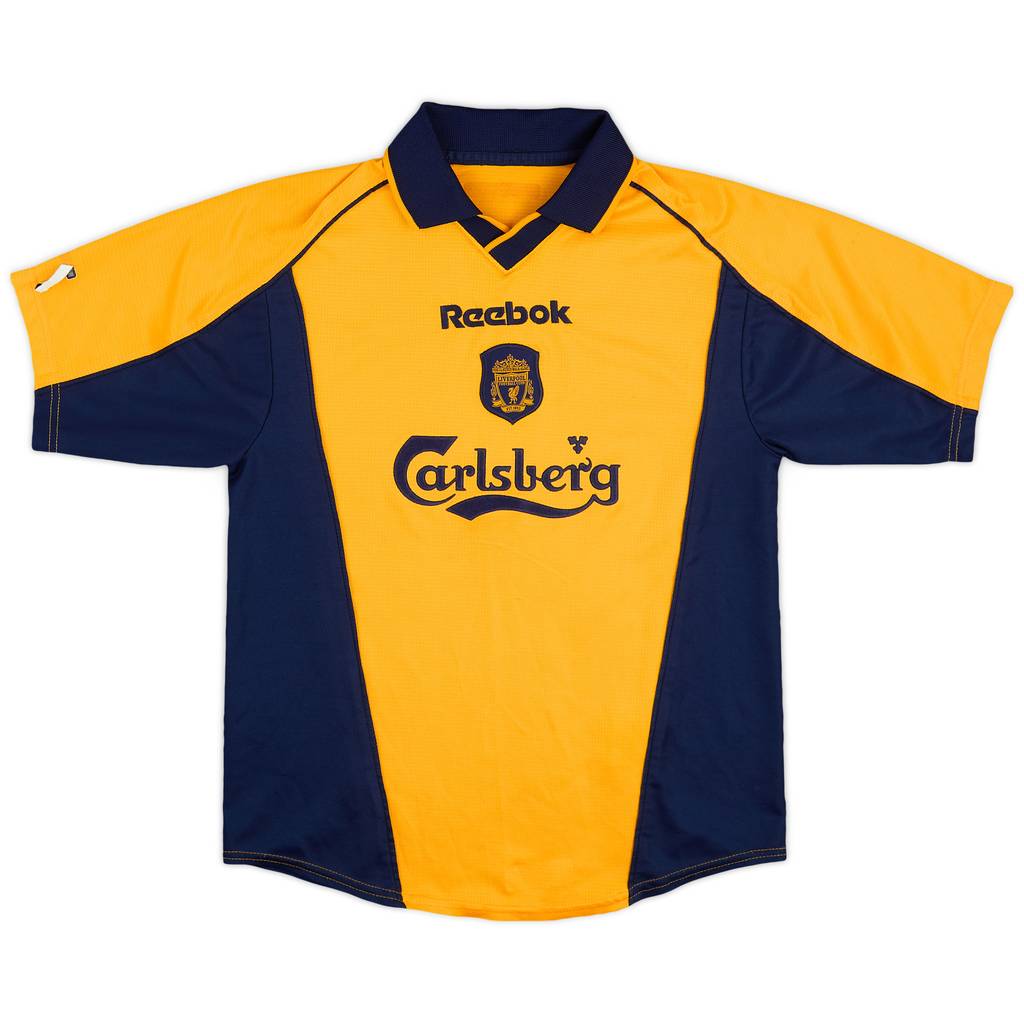 2000-02 Liverpool Away Shirt - 7/10 - (M.Boys)
