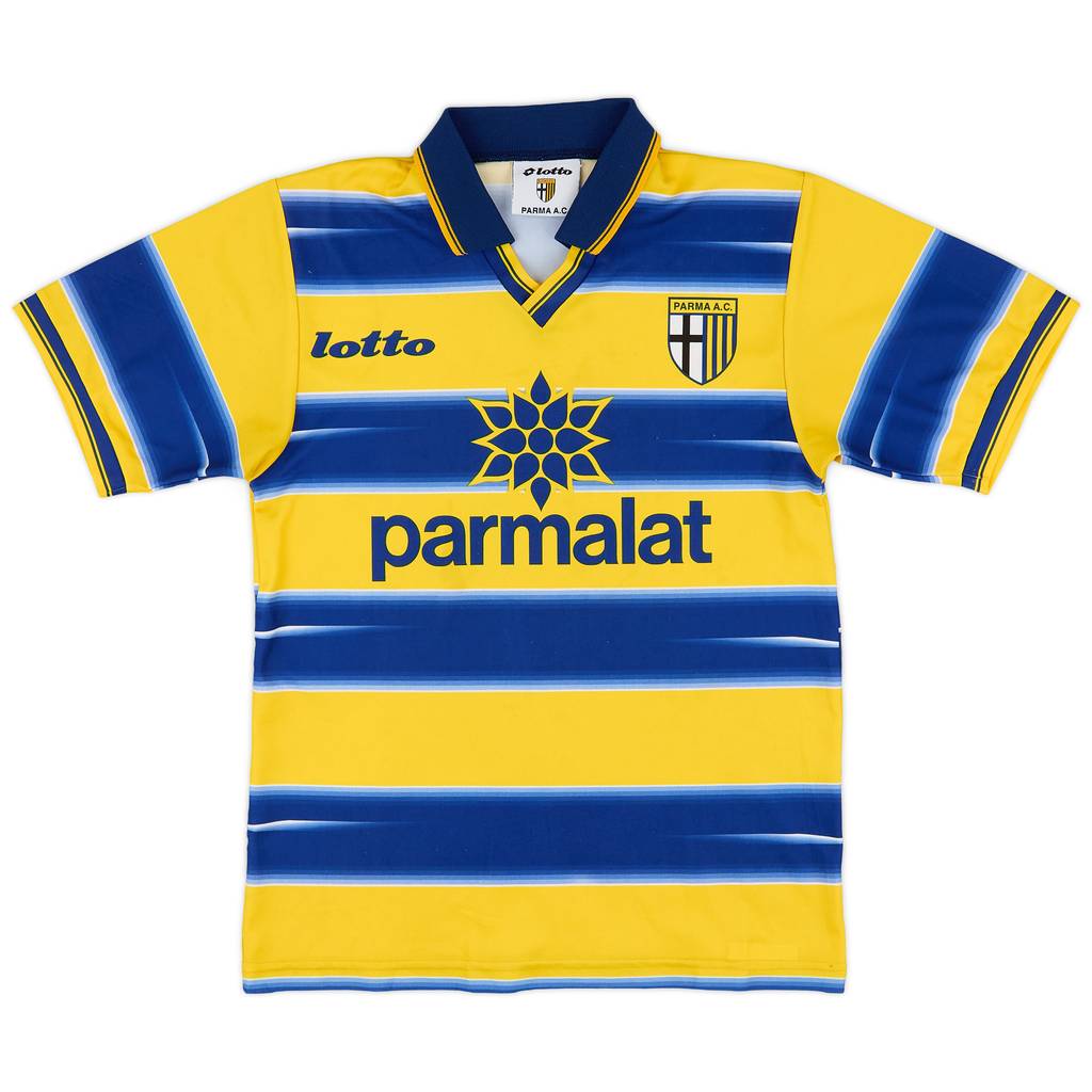 1998-99 Parma Home Shirt - 7/10 - (XL.Boys)