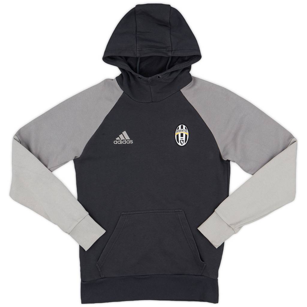 2016-17 Juventus adidas Hooded Sweat Top - 7/10 - (S)