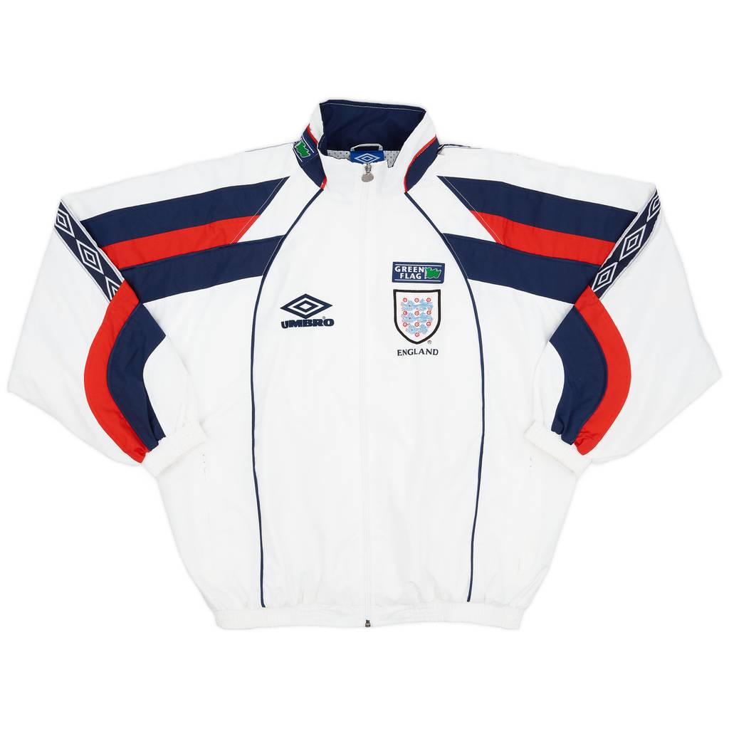 1998-00 England Umbro Track Jacket - 9/10 - (XL)