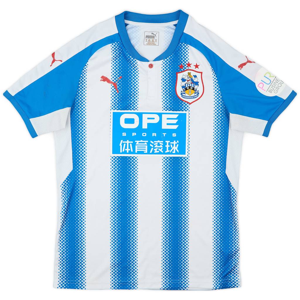 2017-18 Huddersfield Home Shirt - 4/10 - (M)