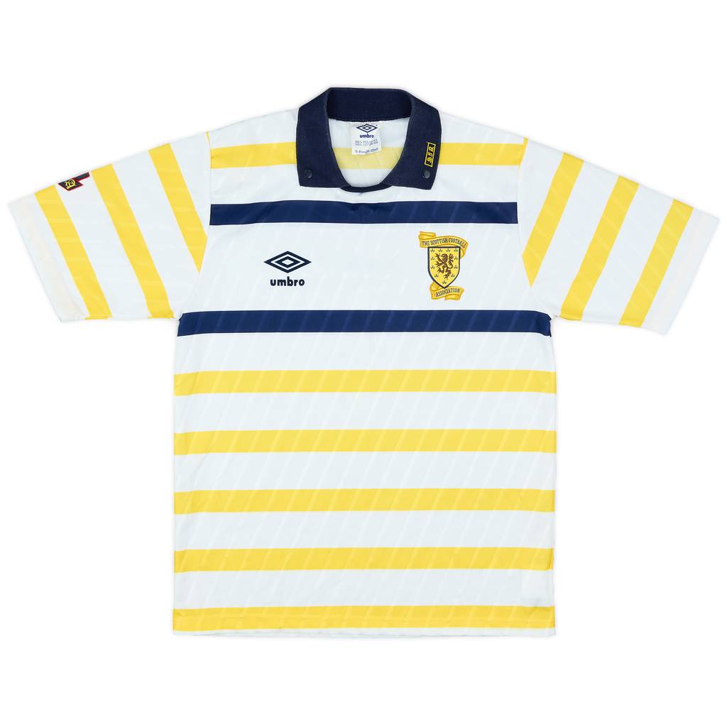 1988-91 Scotland Away Shirt - 9/10 - (M.Boys)