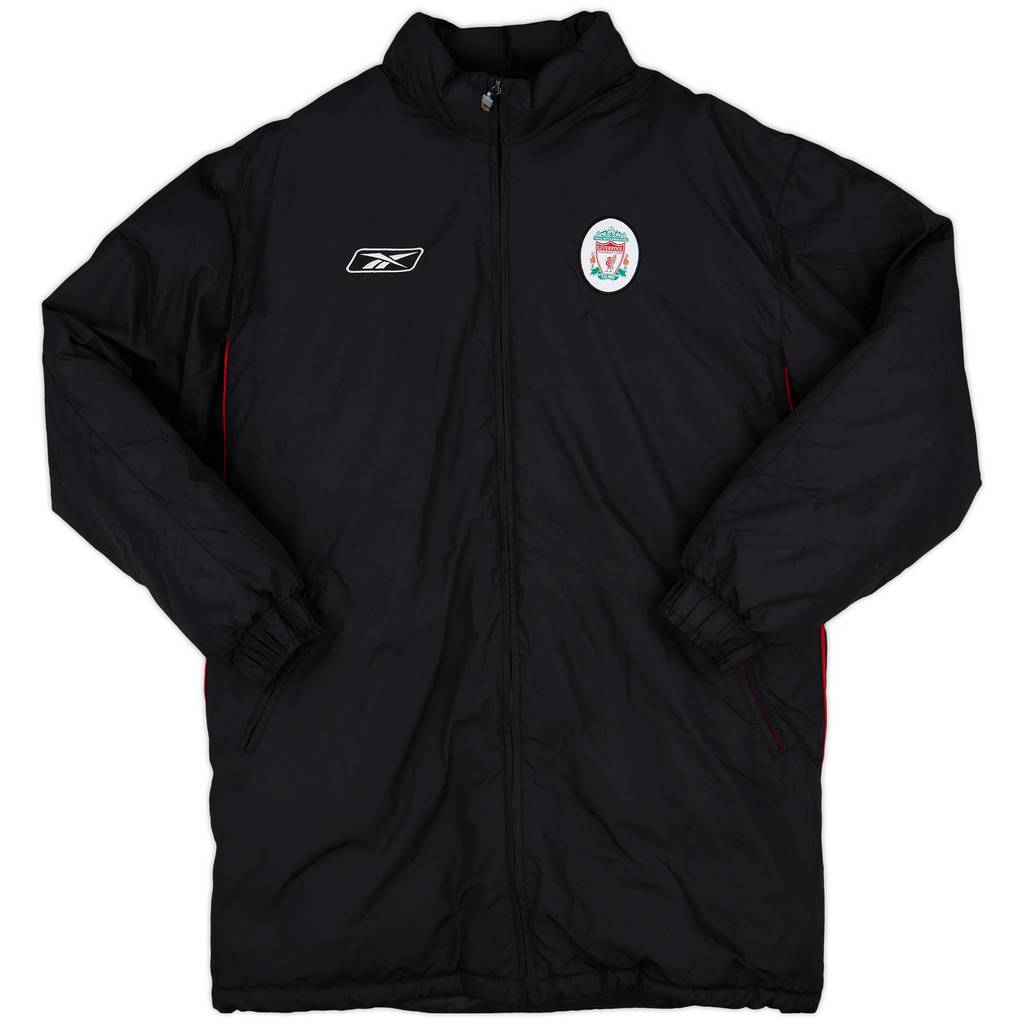 2002-04 Liverpool Reebok Padded Bench Coat - 8/10 - (L)