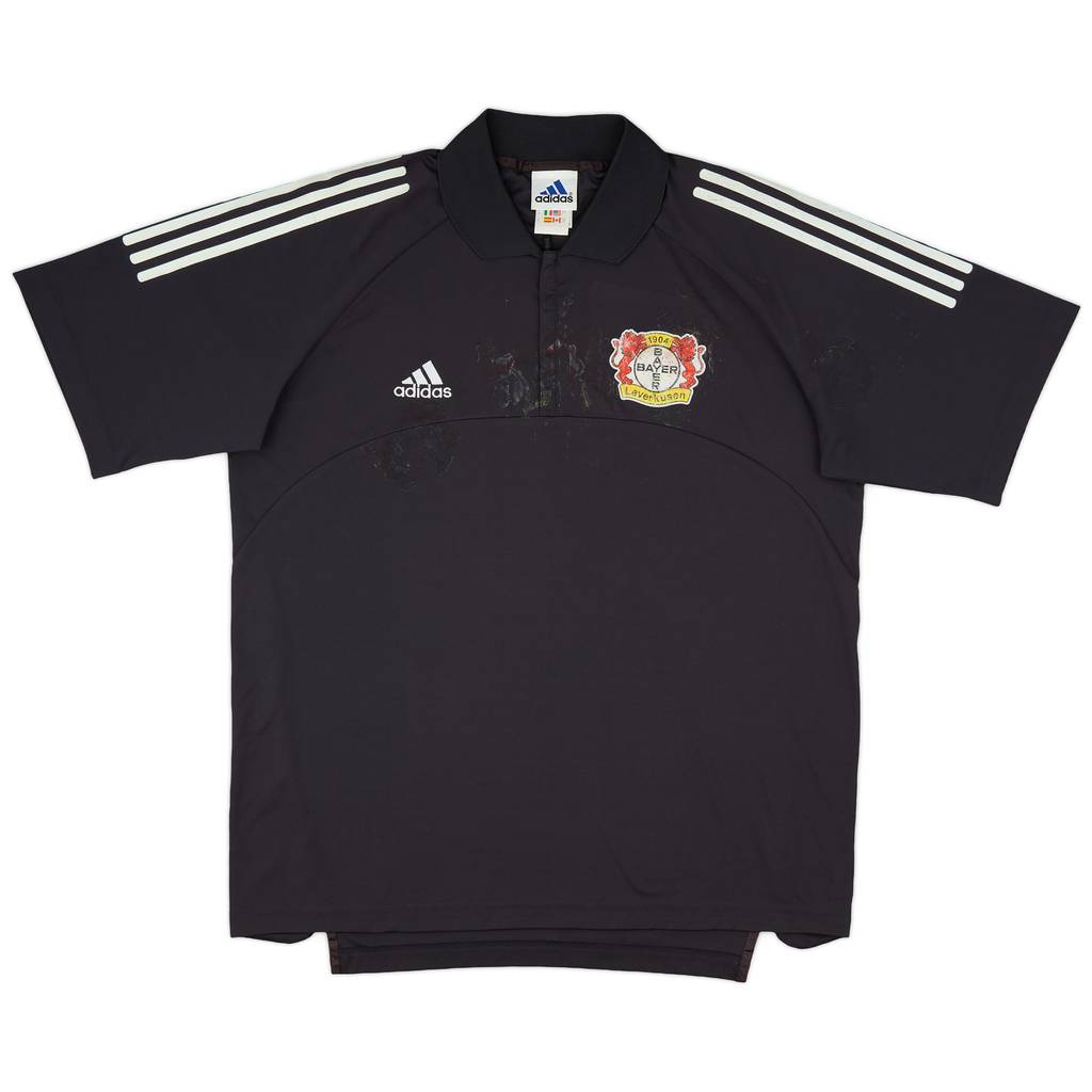 2002-04 Bayern Leverkusen adidas 1/4 Zip Polo Shirt - 4/10 - (XL)