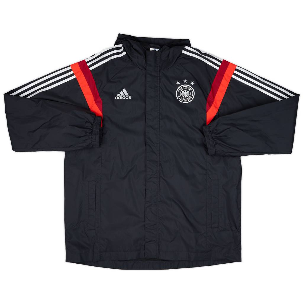 2013-14 Germany adidas Hooded Rain Jacket - 8/10 - (XL)