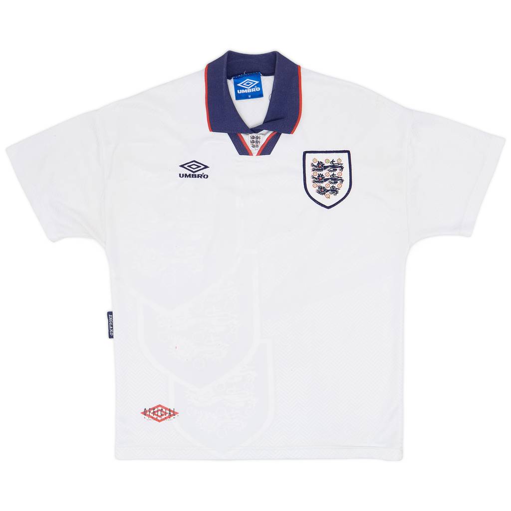 1993-95 England Home Shirt - 6/10 - (M)