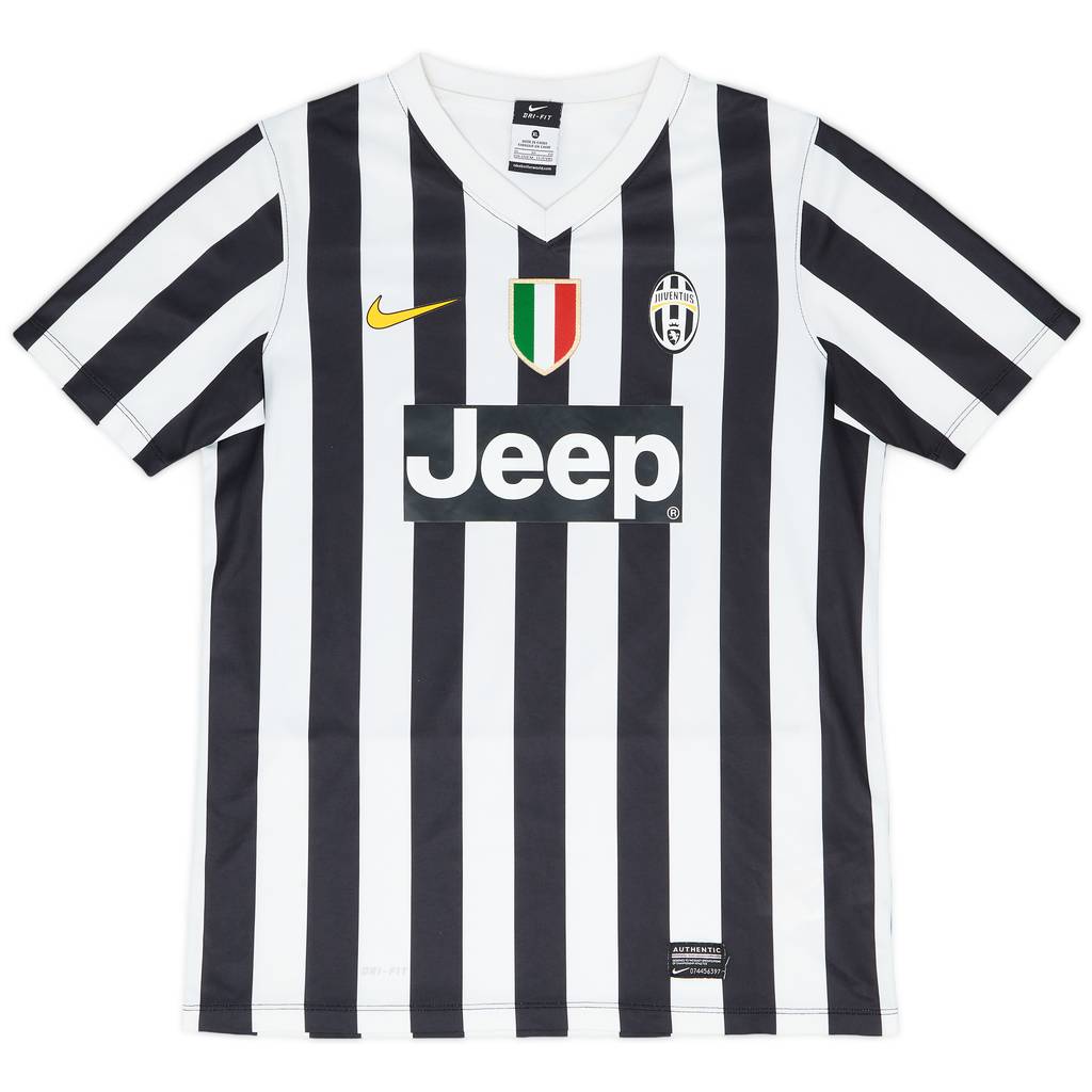 2013-14 Juventus Basic Home Shirt - 6/10 - (XL.Boys)