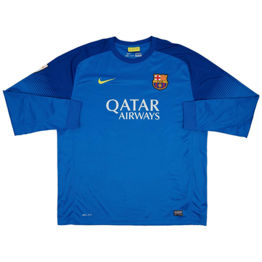 2013-14 Barcelona GK Shirt - 9/10 - (XXL)