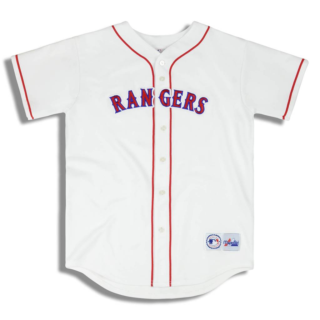 2000 Texas Rangers Majestic Jersey (Home) S